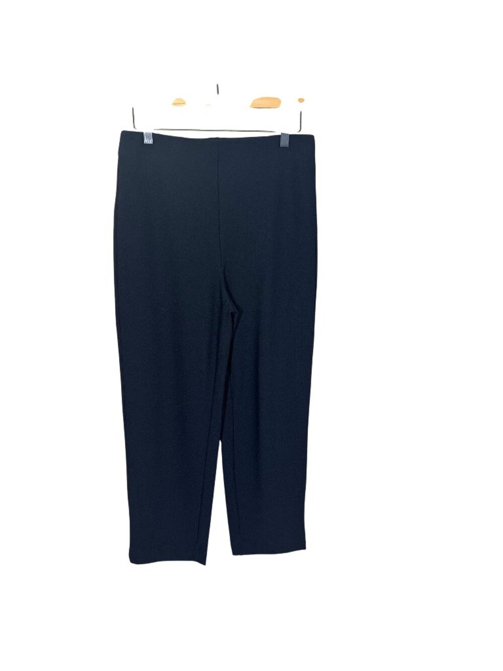 Boston Proper Black Pull On Flat Front High Waist Pant Small